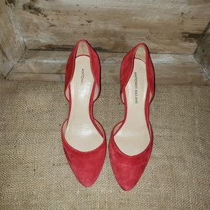 Shoes Wedges Antonio Melani Suede Size 8 1/2